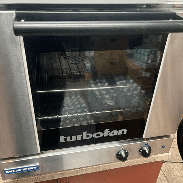 Moffat Turbofan convection oven — serviced and ready for use