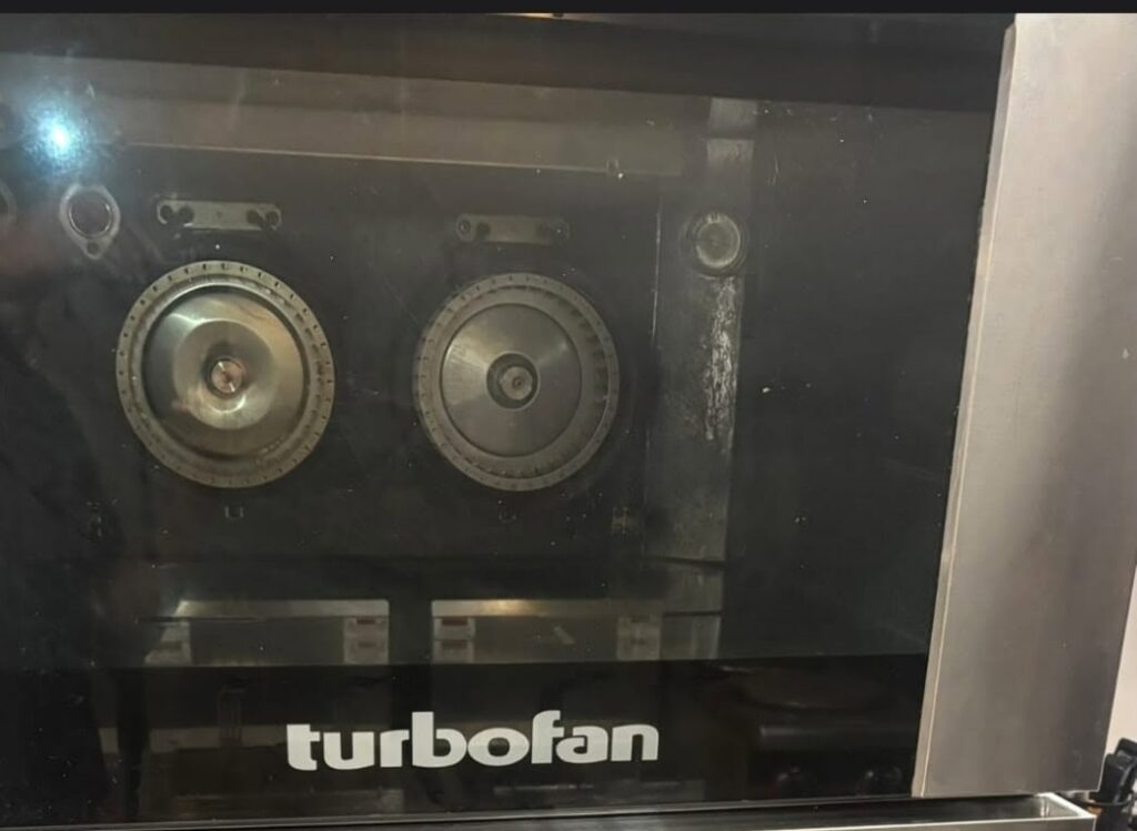 A commercial convection oven serviced as part of our cooking equipment maintenance program.