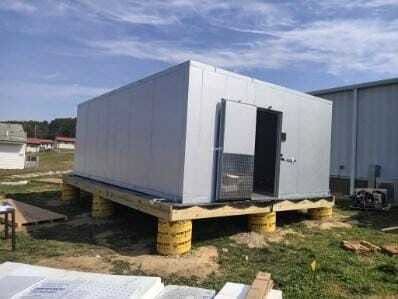A walk-in cooler installed and serviced by our Operation Comfort Control team in the Savannah area.