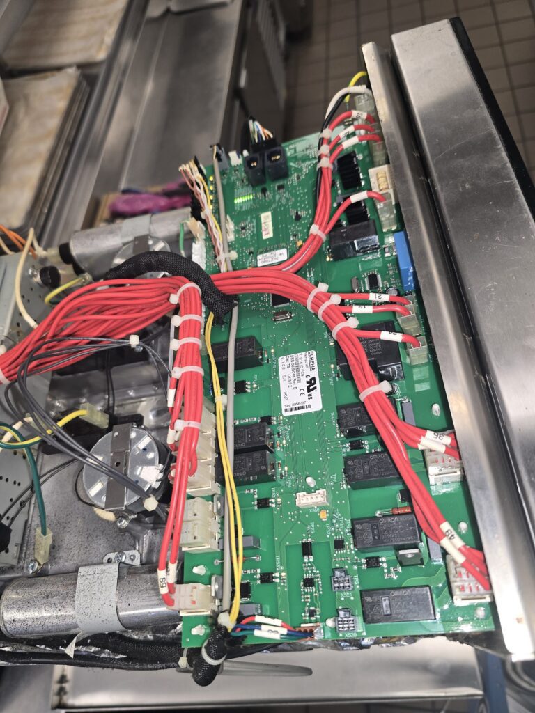 Hands-on installation and wiring verification before a unit goes live.