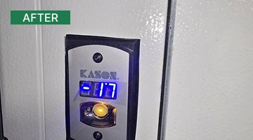 Walk-In Cooler Installed & Commissioned after (2)