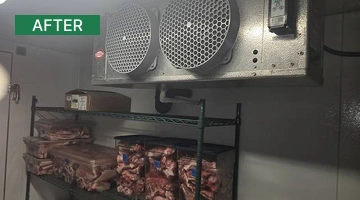 Walk-In Cooler Installed & Commissioned after (2)