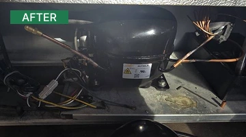 Compressor & Condenser Fan Motor Changed Out after