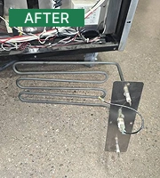 Warming Cabinet Heating Element Replaced after